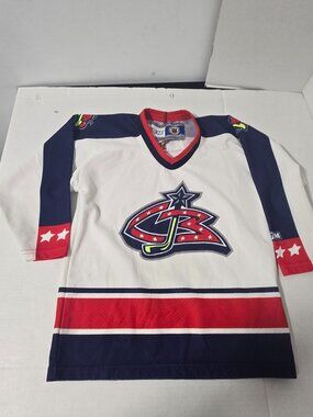 CCM Columbus Blue Jackets Vintage Youth Hockey Jersey | NHL Official